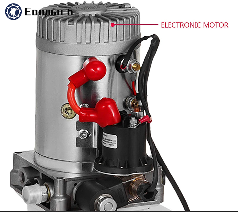 12 Volt DC Hydraulic Power Unit Single Acting Hydraulic Dump Trailer Pump